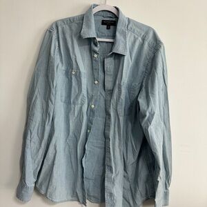 Banana Republic Soft Wash Blue Shirt